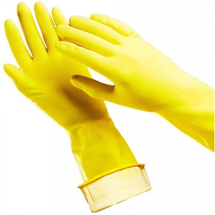 Перчатки хозяйственные латексные Gloves размер L арт.404-705-18