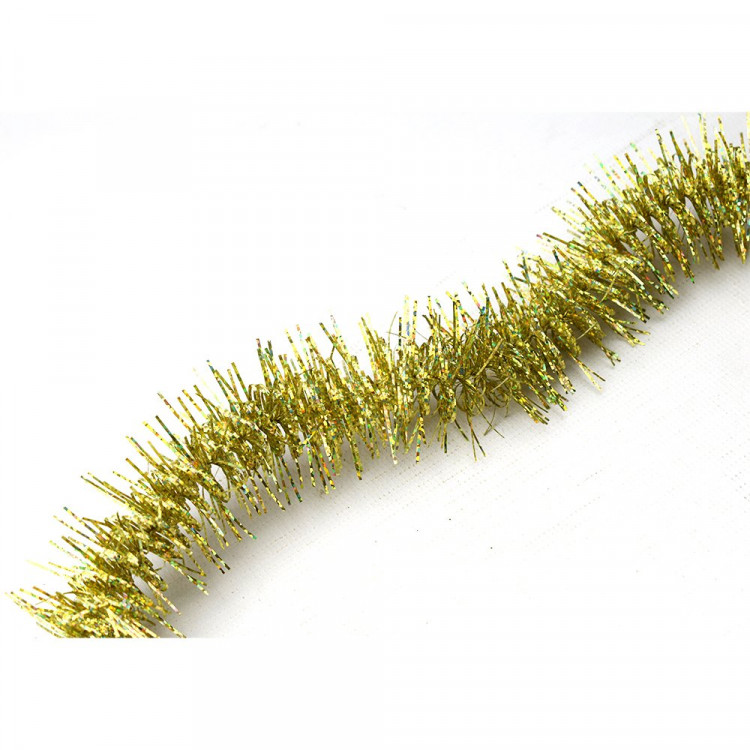 Мишура 4,5*200см "Карусель" голография золото арт.М1712