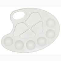 Палитра для смешивания красок (Profit) стандарт размер 20,5*15 см арт.РП-4554