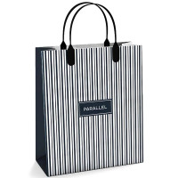 Пакет бумажный с ручкой "Параллель" 23*27 арт.ПОД66631