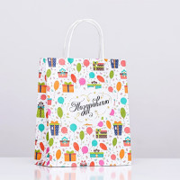 Пакет подароч. бумаж. 22*27*11см "Подарки" арт.9671935