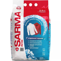Стиральный порошок Sarma 2,4кг Актив Горная Свежесть