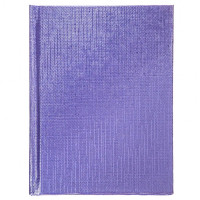 Записная книжка А6 твердая обложка 64 листа (Hatber) METALLIC Фиолетовый арт.64ЗКт6В5