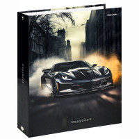 Тетрадь на кольцах А5 клетка 80 листов (Prof-Press) Городской дрифт арт.Т80-2344