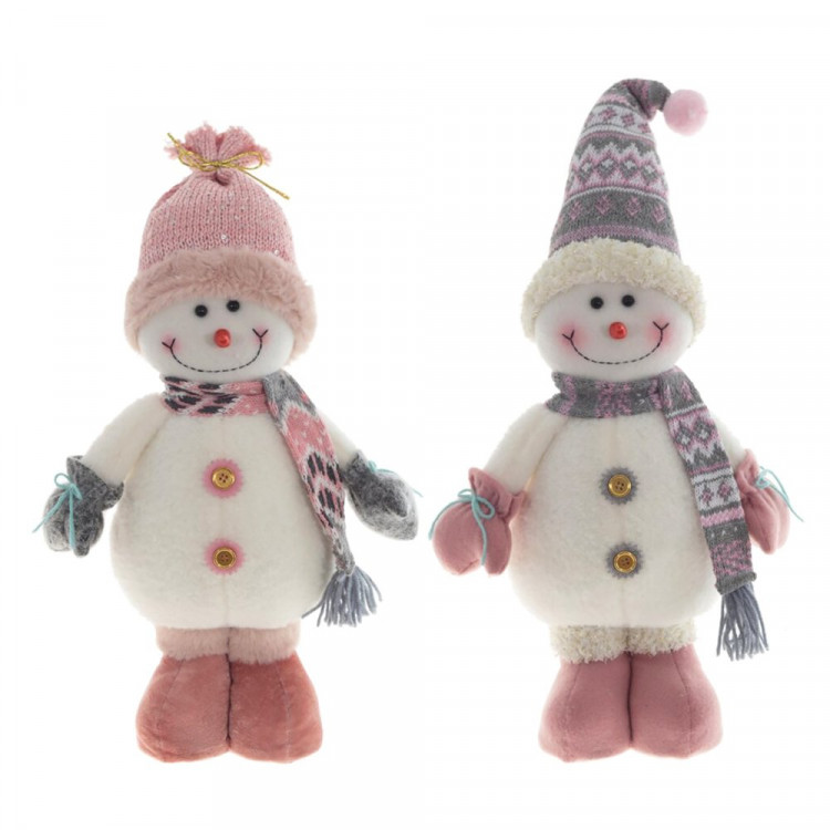 Игрушка декор. "Снеговик" 33см 2 вида арт.792886