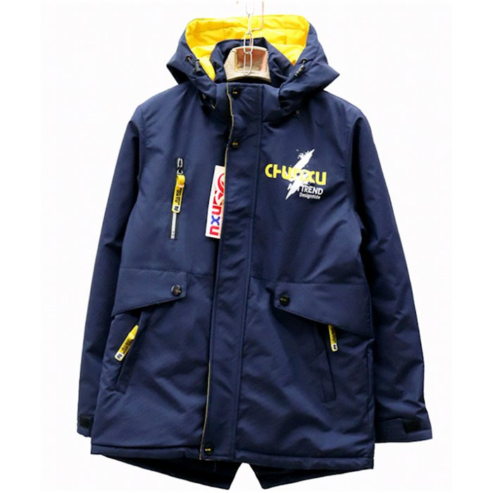 Куртка  для мальчика (Chun Xu) арт.zax-2125-2 размерный ряд 36/140-44/164 цвет синий