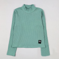 Водолазка для девочки арт.Viollen 36503 размер 32/128-48/176 цвет оливковый