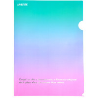 Папка-уголок "deVENTE. Degrade" A4 (220x310 мм) 180 мкм, непрозрачная с рисунком, тиснение фольгой арт.3074317 (Ст.12/240)