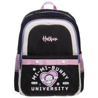 Рюкзак для девочек школьный (Hatber) МОДНАЯ ШКОЛА Mi-Mi Bunny 41х29х17,5 см арт.NRk_22046